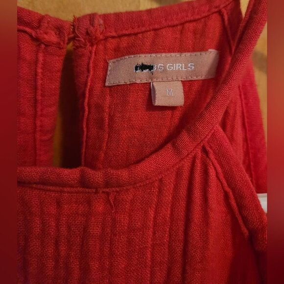 BCBG Girls one sleeveless piece romper shorts M Pink * - Picture 4 of 5